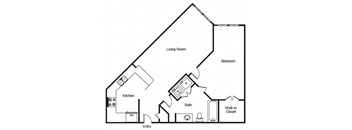 A3 Floor Plan  at Windsor West Lemmon, Dallas, Texas
