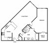 A3 Floor Plan at Windsor West Lemmon, Dallas, Texas