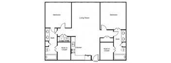 B3 Floor Plan at Windsor West Lemmon, Dallas, Texas