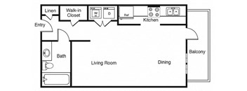 S2 Floor Plan at Windsor West Lemmon, Dallas, Texas