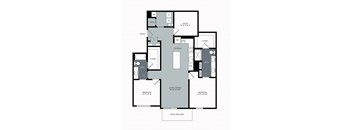 2 bed 2 bath floor plan B at Windsor West Plano Apartments, Plano