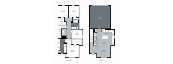 3 bed 2 bath floor plan C at Windsor West Plano Apartments, Plano , Texas