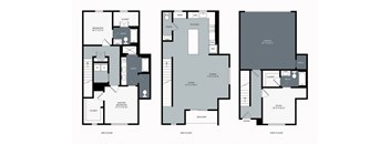 2 bed 2 bath floor plan H at Windsor West Plano Apartments, Plano