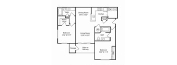Windsor Westminster - Floorplan - 2D Floorplan - B3 Crest