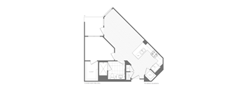 A floor plan of a house with labeled rooms such as "DW" and "REF".