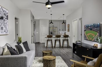 Living Room Come Kitchen View at 565 Hank by Windsor, Atlanta, 30315