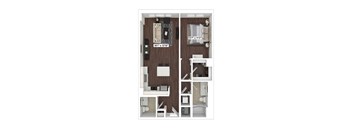 10(2) floor plan at The Woodley, 2700 Woodley Road, NW, 20008