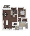 A13 floor plan A13 floor plan at The Woodley, Washington, DC