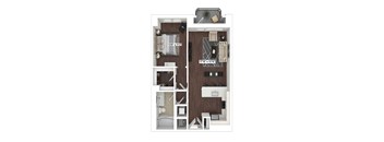 A3 floor plan at The Woodley.