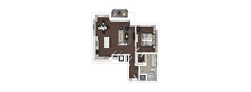 A5(3) floor plan at The Woodley, Washington, DC