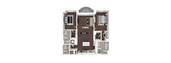 B5(3) floor plan at The Woodley, Washington, DC