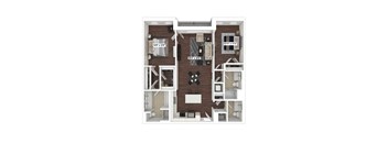 B6(2) floor plan at The Woodley, 2700 Woodley Road, NW, 20008