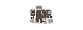 B7(2) floor plan at The Woodley, Washington, DC 20008