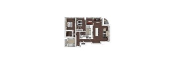 B12 floor plan at The Woodley, 2700 Woodley Road, NW, Washington, DC