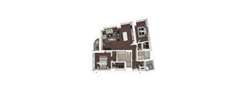 B2(5) floor plan at The Woodley, 2700 Woodley Road, NW, 20008