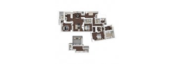 C3 floor plan at The Woodley, Washington, DC 20008
