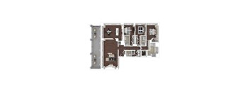 PH4 floor plan at The Woodley, Washington, DC 20008