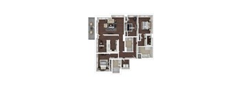 C12 floor plan at The Woodley, 2700 Woodley Road, NW, Washington, DC