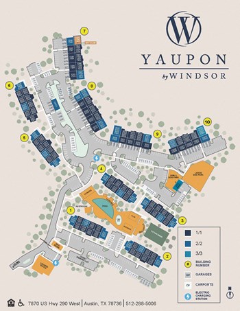 Yaupon by Windsor Site Map Austin, TX 78736 - Photo Gallery 3