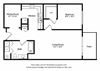 Barbados floor plan Barbados floor plan at Tera Apartments, Washington, 98033