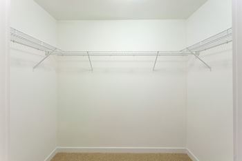 Walk in closet at The Monarch by Windsor, Texas, 78703