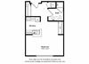 Cozumel floor plan Cozumel floor plan at Tera Apartments, Kirkland, Washington