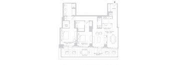 a black and white diagram of a wooden structure with rows of arrows on it