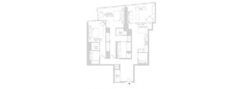 the floor plans of the apartments