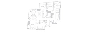 the floor plans of the apartments