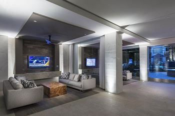 Clubhouse lounge space at Cannery Park by Windsor, San Jose, California