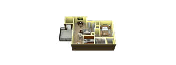1 Bedroom, 1 Bath