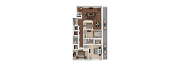 Three Bedroom Penthouse
