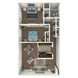 1-bedroom apartment at The Peaks At Water's Edge Apartments in Cuyahoga Falls