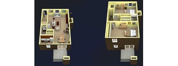 2 Bedroom, 1.5 Bath Townhome