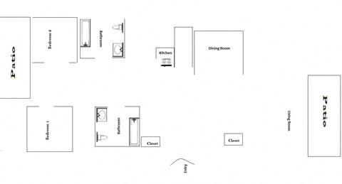 Annandale Apartments 2 Bedroom Floorplan