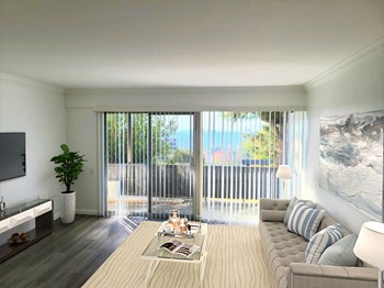 Living room with a view Annandale Terrace Apartments - Photo Gallery 2