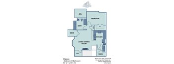 a floor plan of a bedroom apartment with a bathroom and a living room