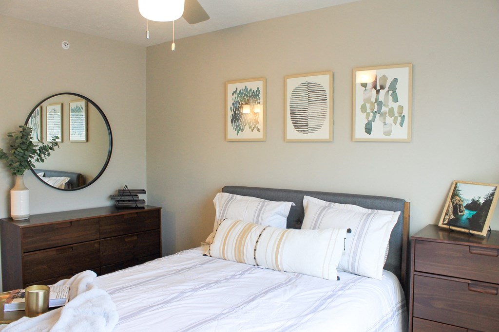 Victory Village Master Bedroom Mirror Dresser Art