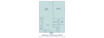 a floor plan of a room with a sink and a toilet