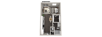 a bedroom floor plan of a 2100 sq ft apartment