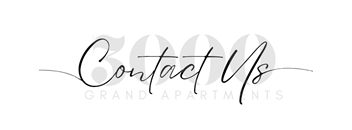 The apartment logo and contact us signage are prominently displayed, offering clear information to get in touch with the community.