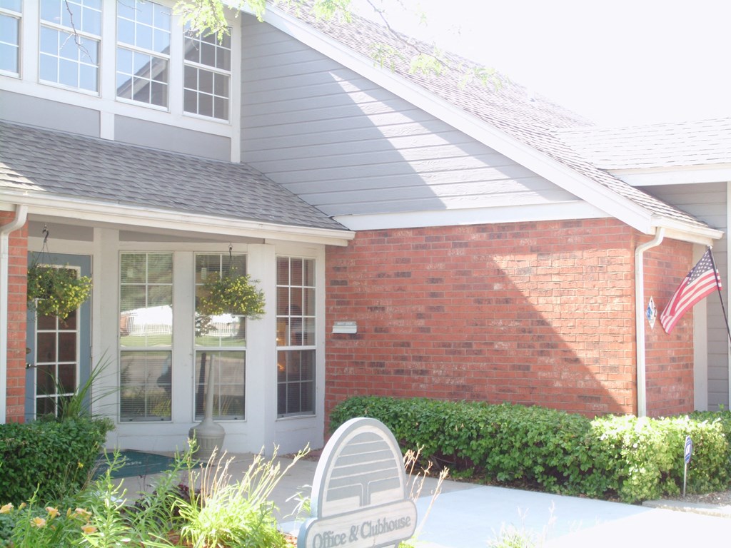 Northpark Apartments clubhouse with large windows and inviting architecture.