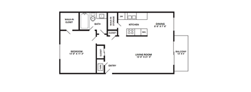 1 Bed|1 Bath - Mid or Top