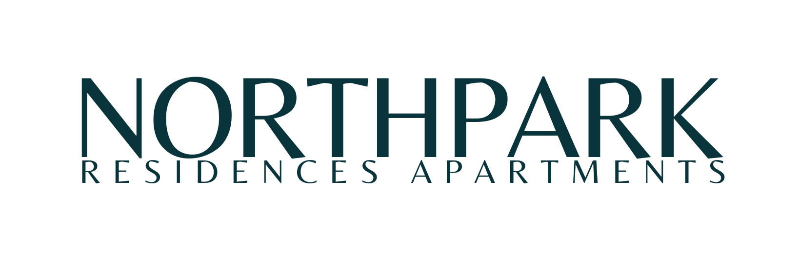 The image is a logo for Northpark Residences Apartments.