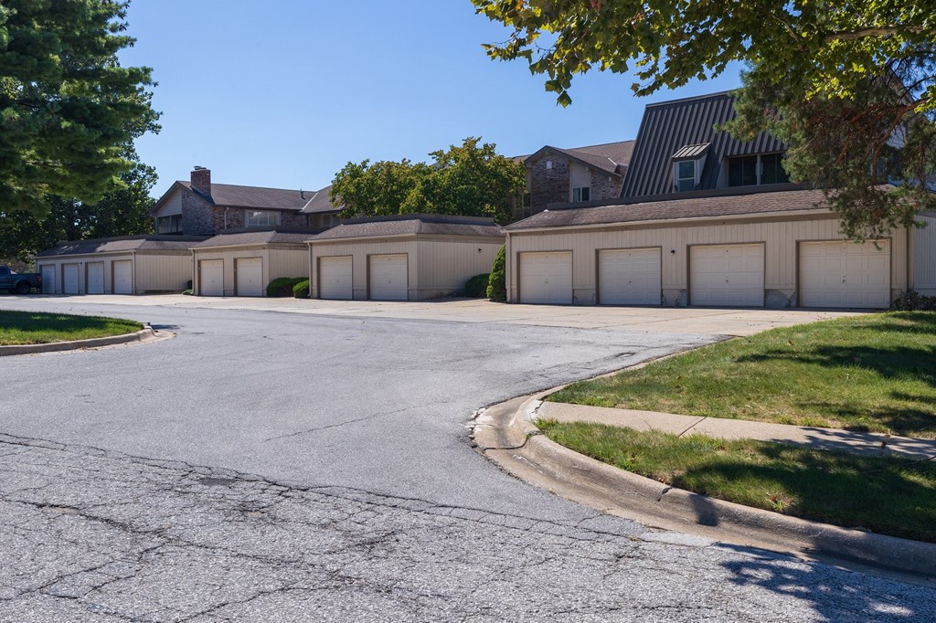 A carport parking area at Regent’s Walk Apartment Homes, providing convenient parking for residents.