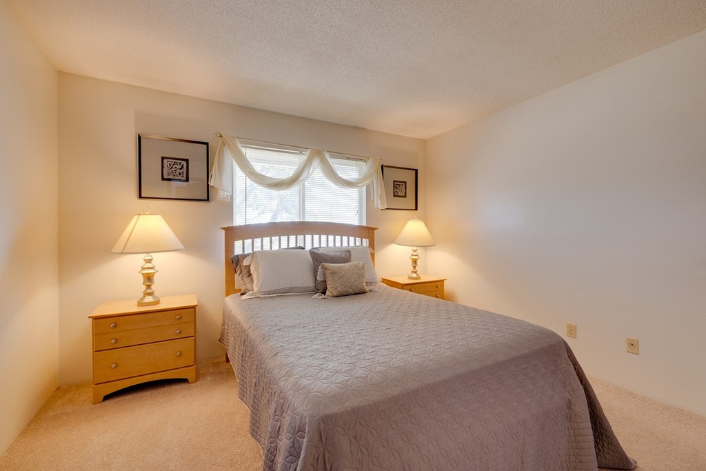 Cozy one-bedroom, one-bathroom living space, providing a comfortable and intimate environment.