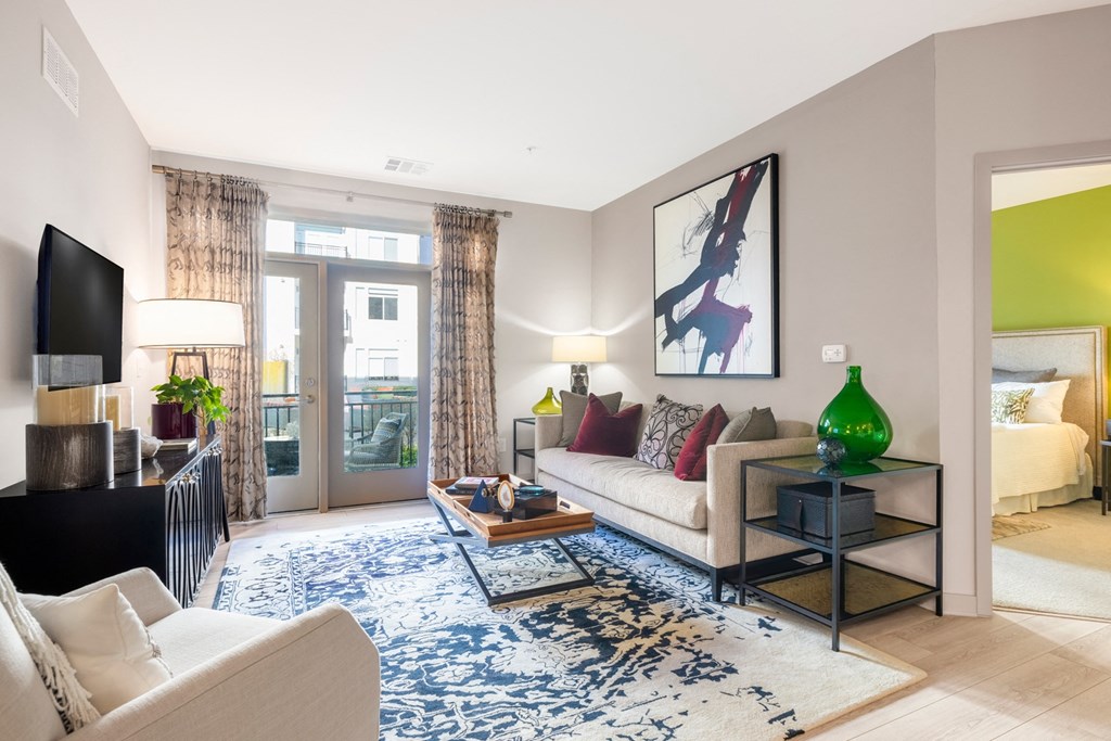 Modern Living Room at Indigo 301 Apartments, Pennsylvania, 19406