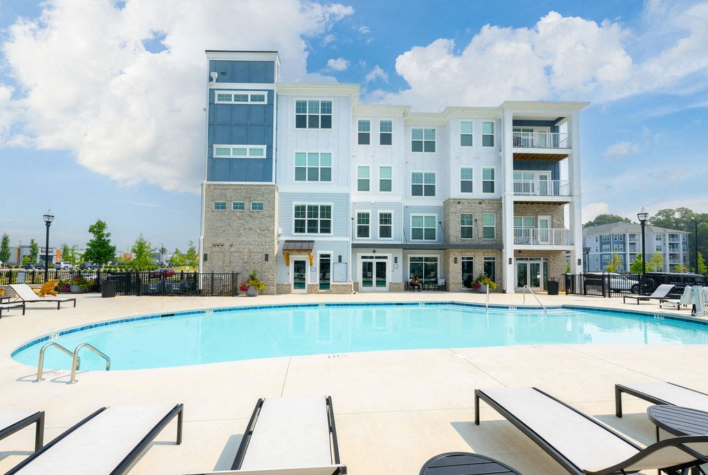 our apartments showcase an unique swimming pool