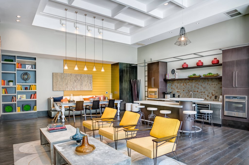 Clubhouse Lounge at Indigo 301 Apartments, King of Prussia, PA