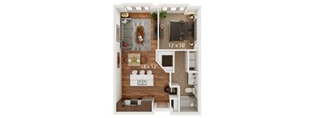 The Porter Brewers Hill B Floor Plan